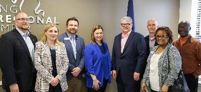 Meeting with Rep. Elissa Slotkin at the Lansing Regional Chamber of Commerce with LAFCU and MSU Federal Credit Union. Meeting with Rep. Elissa Slotkin at the Lansing Regional Chamber of Commerce with LAFCU and MSU Federal Credit Union.